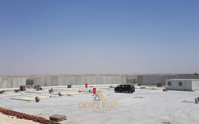 أعمال إنشاء وتصنيع البنية التحتية لمنطقة القاعدة العسكرية المرحلة الثانية تلة عقيل