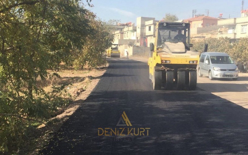 Village Group Road Construction Work Between Gaziantep Province Nizip District