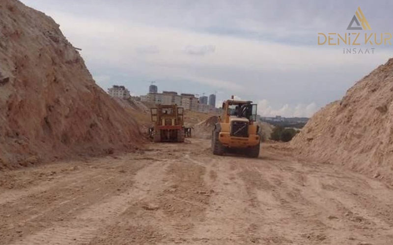 Construction Work of Opening New Zoning Roads in Yamaçtepe District in Gaziantep Şahinbey Municipality Service Area