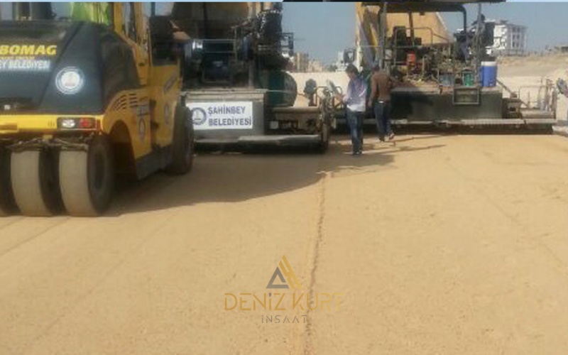 Şahinbey Municipality Asphalt Transport Spreading and Compacting Administrative Goods Patch Repair with Asphalt